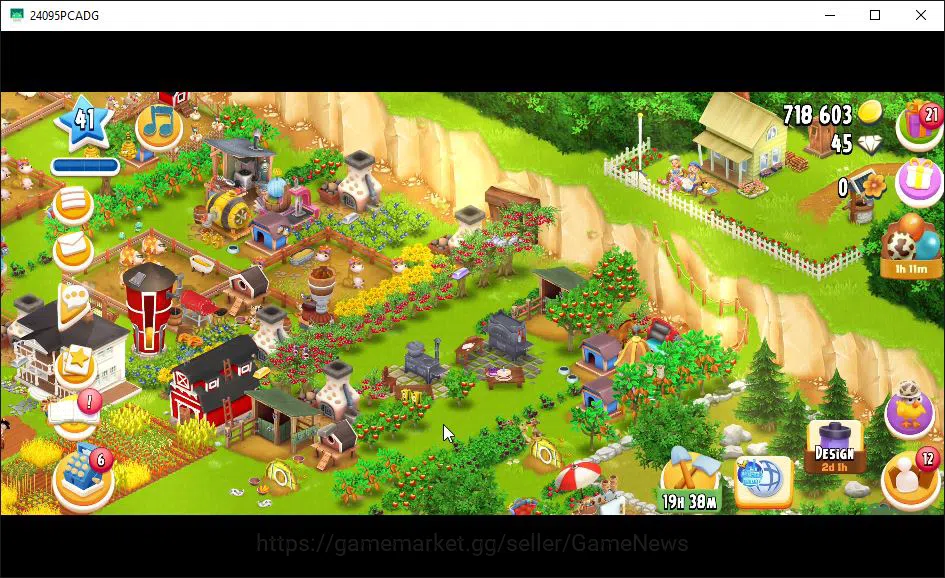 Hay Day Accounts Level 41 | Barn Storage 1100 + Silo Storage 625 |  image 4