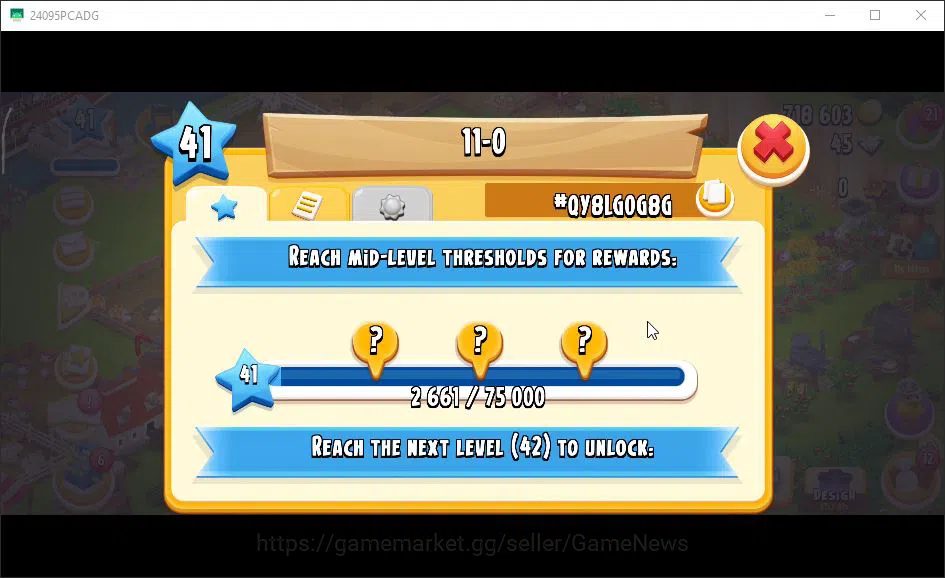 Hay Day Accounts Level 41 | Barn Storage 1100 + Silo Storage 625 |  image 7