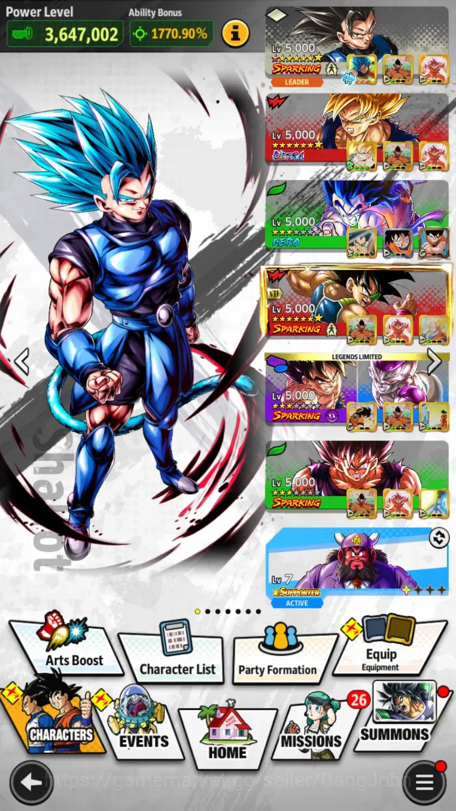 Dragon Ball Legends Accounts Android | Lv 155| 176M Total Power|2 UL|UL Ssuper  image 11