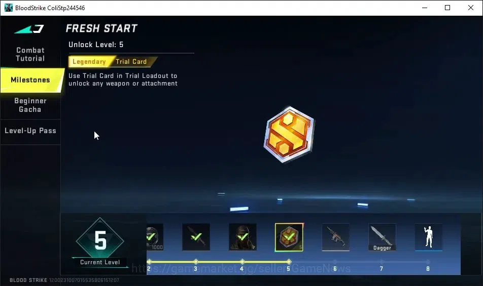 Blood Strike Accounts ASIA|Starter|Melee ULTRA Talon Knife-Sanctum|ULTRA image 4