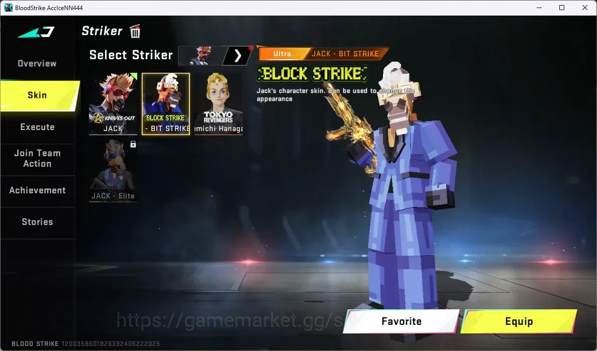 Blood Strike Accounts ASIA | 3 ETERNAL GUN:M4A1, AK47,UMP45 |1 ETERNAL S image 14
