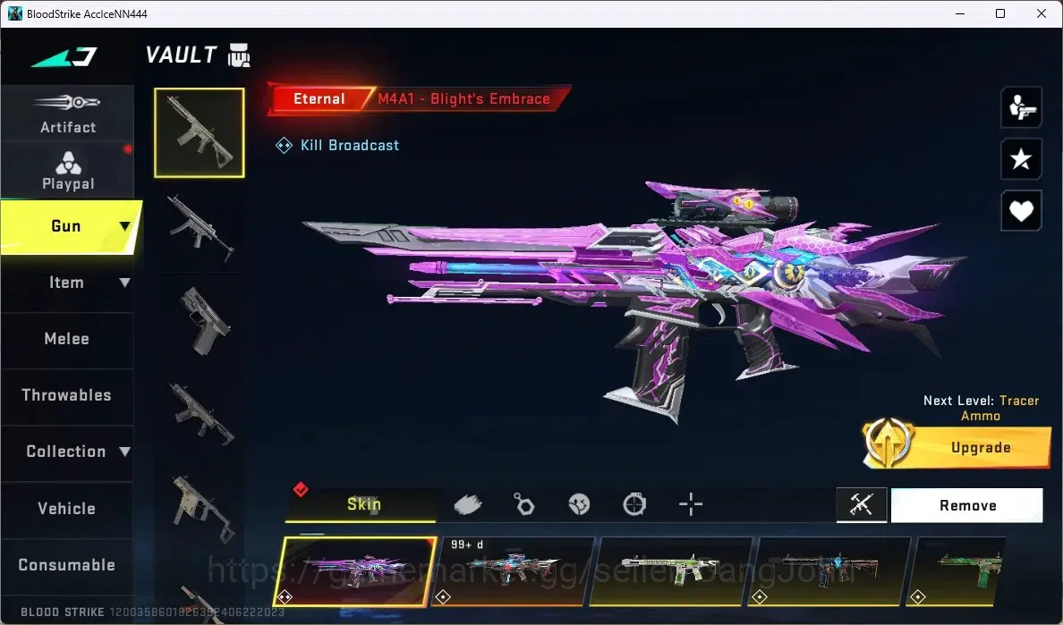 Blood Strike Accounts ASIA | 3 ETERNAL GUN:M4A1, AK47,UMP45 |1 ETERNAL S image 2