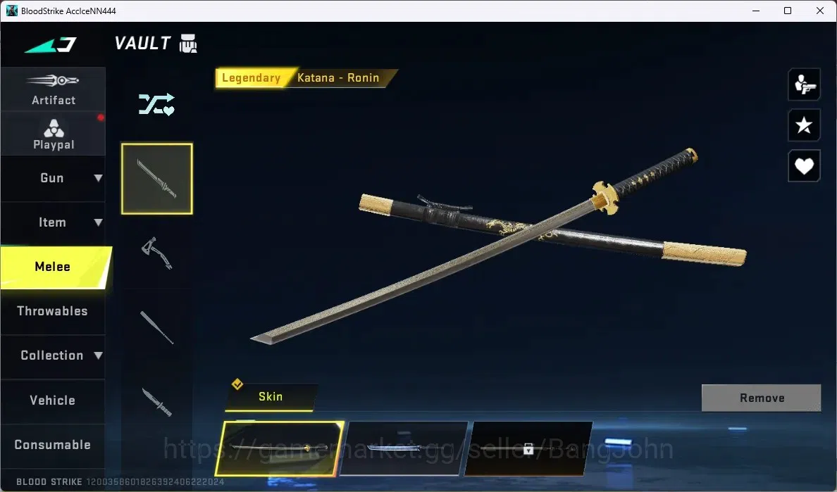 Blood Strike Accounts ASIA | 3 ETERNAL GUN:M4A1, AK47,UMP45 |1 ETERNAL S image 9