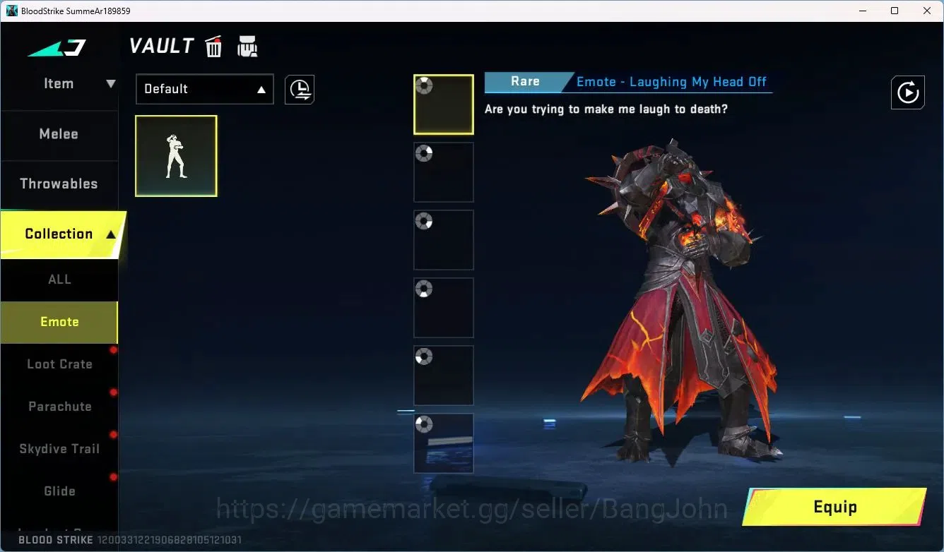 Blood Strike Accounts ASIA | Legendary P90-Abyss | Collab Ethan-Byakuya  image 12