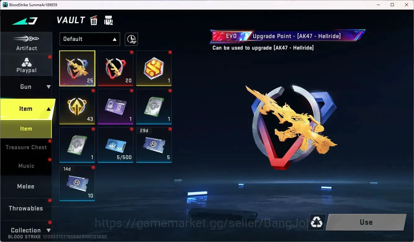 Blood Strike Accounts ASIA | Legendary P90-Abyss | Collab Ethan-Byakuya  image 14