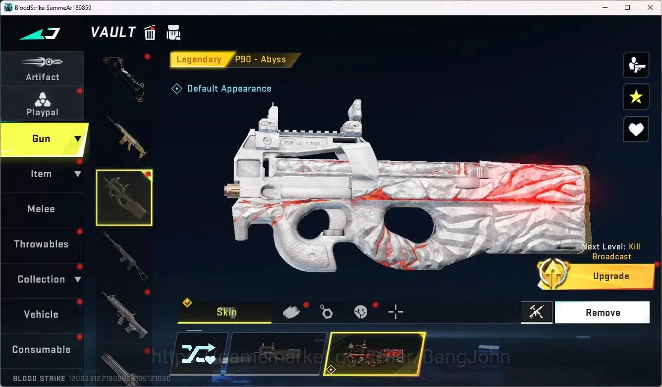 Blood Strike Accounts ASIA | Legendary P90-Abyss | Collab Ethan-Byakuya  image 15