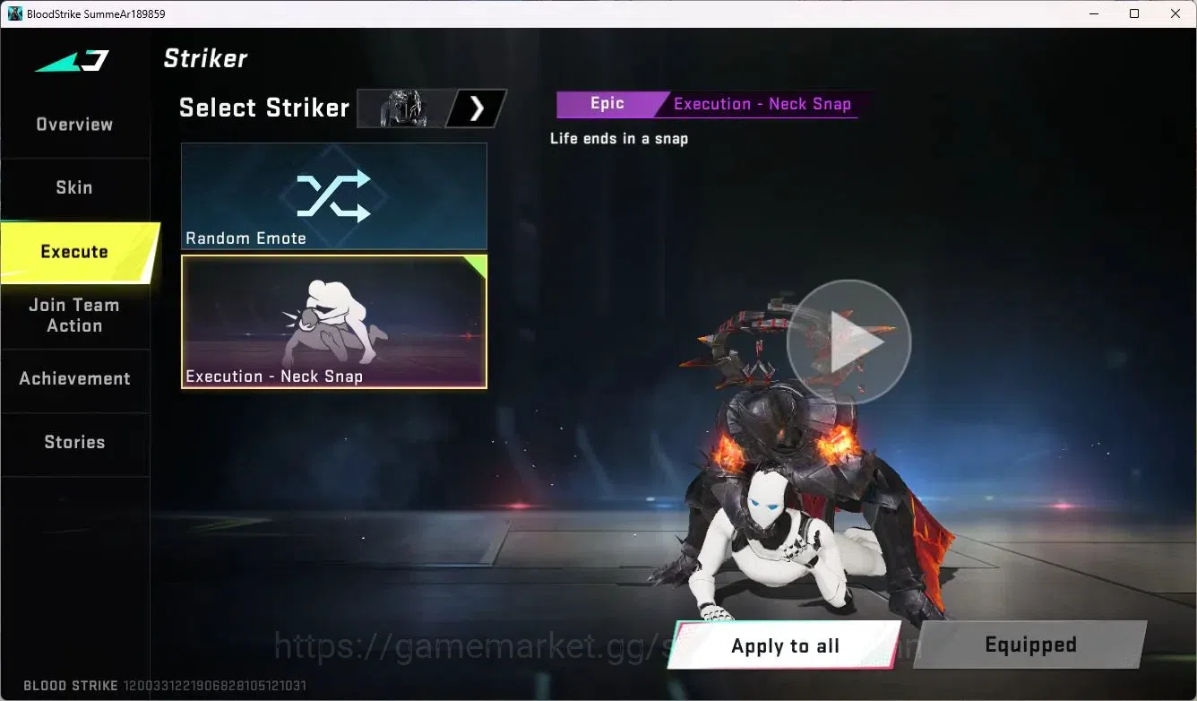 Blood Strike Accounts ASIA | Legendary P90-Abyss | Collab Ethan-Byakuya  image 6