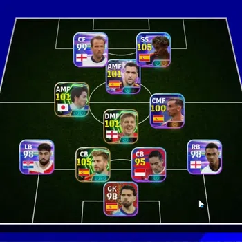 eFootball Accounts High-End Android|CS 3070|3 Epic Gerard Pique,Steven gerrard,Shinji Ono|5 Show time Lamine Yamal,Lionel