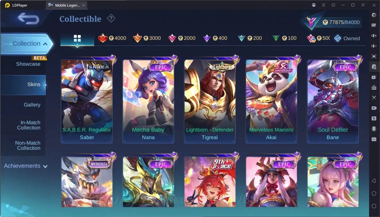 Mobile Legends: Bang Bang Accounts Global|Hero 125|Skin 302|Renowned|KOF Karina|Sanri image 10