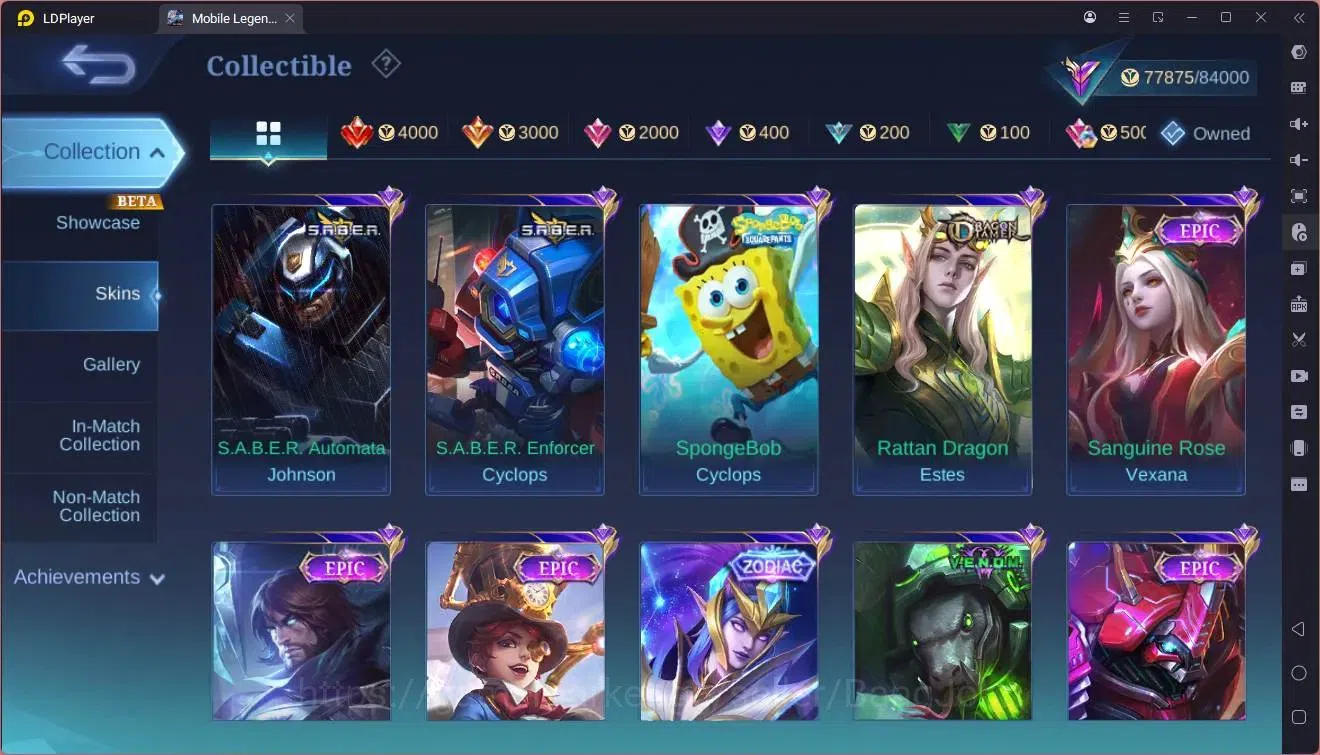 Mobile Legends: Bang Bang Accounts Global|Hero 125|Skin 302|Renowned|KOF Karina|Sanri image 12