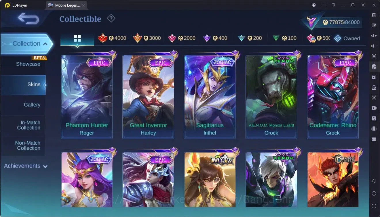 Mobile Legends: Bang Bang Accounts Global|Hero 125|Skin 302|Renowned|KOF Karina|Sanri image 13