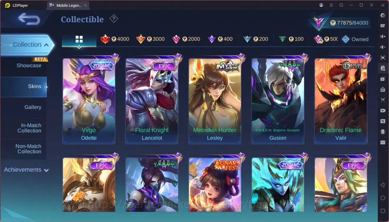 Mobile Legends: Bang Bang Accounts Global|Hero 125|Skin 302|Renowned|KOF Karina|Sanri image 14