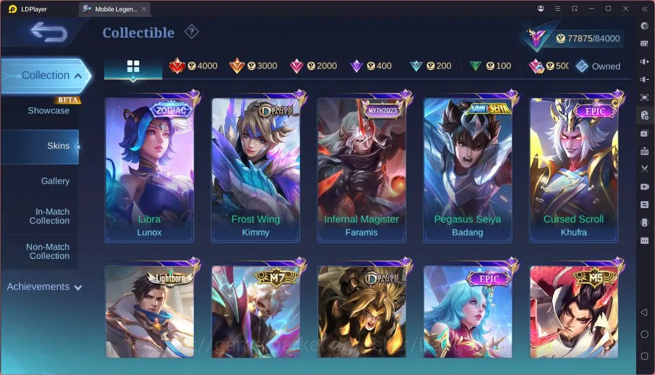Mobile Legends: Bang Bang Accounts Global|Hero 125|Skin 302|Renowned|KOF Karina|Sanri image 16