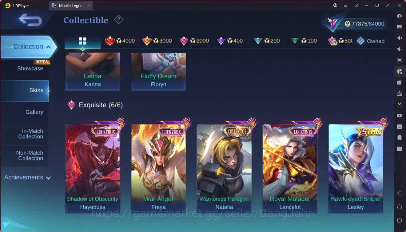 Mobile Legends: Bang Bang Accounts Global|Hero 125|Skin 302|Renowned|KOF Karina|Sanri image 8