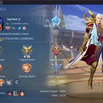 Mobile Legends: Bang Bang Collector Global|Hero 125|Skin 302|Renowned|KOF Karina|Sanri image 1
