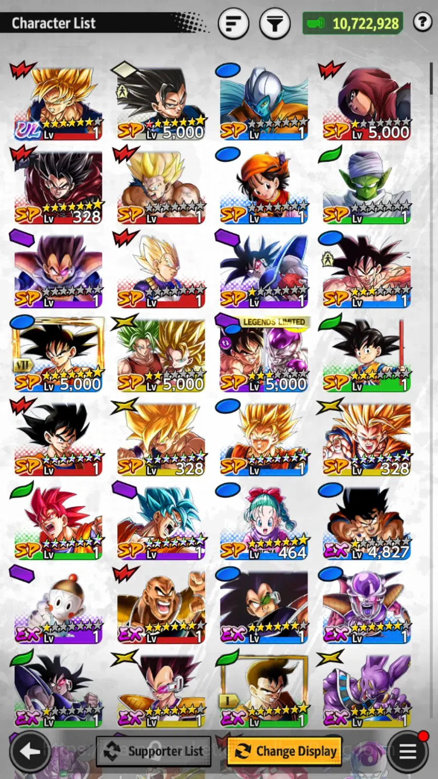 Dragon Ball Legends Accounts High-End Android | Lvl 158|10.7M Total Power| 60,968 CC |1 UL| UL Super Saiyan Goku | Check SS 1