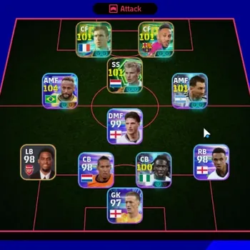 eFootball Accounts Legends & Iconic Players Android|Power 3002|4 Show Time Neymar Jr,Lionel Messi,Calvin Bassey|3 Epic Eric