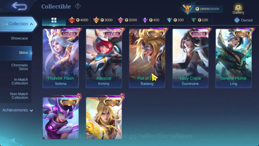 Mobile Legends: Bang Bang Accounts Hero 132|Skin 504|High Glory 91|Legend[Franco,GS], image 10
