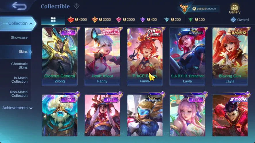 Mobile Legends: Bang Bang Accounts Hero 132|Skin 504|High Glory 91|Legend[Franco,GS], image 12