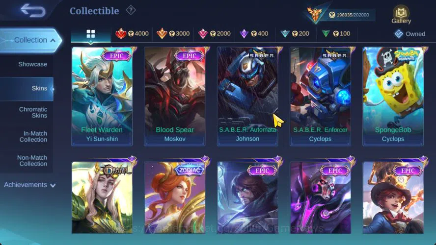 Mobile Legends: Bang Bang Accounts Hero 132|Skin 504|High Glory 91|Legend[Franco,GS], image 13