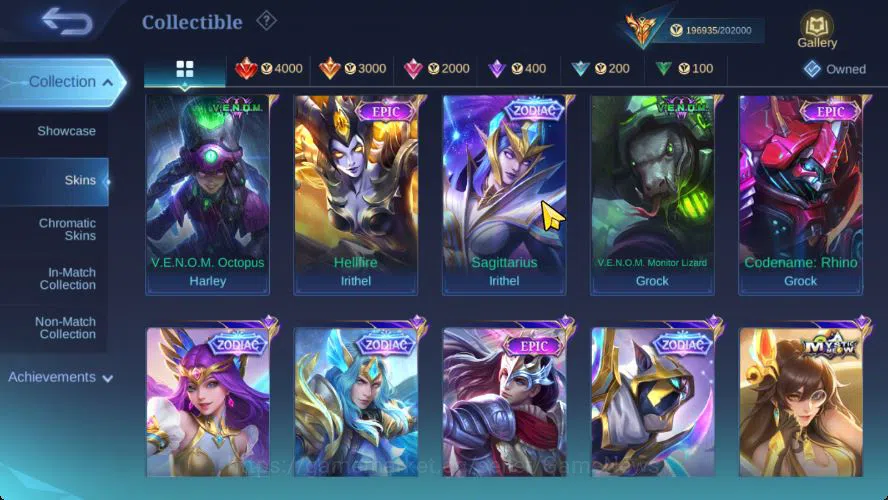 Mobile Legends: Bang Bang Accounts Hero 132|Skin 504|High Glory 91|Legend[Franco,GS], image 14