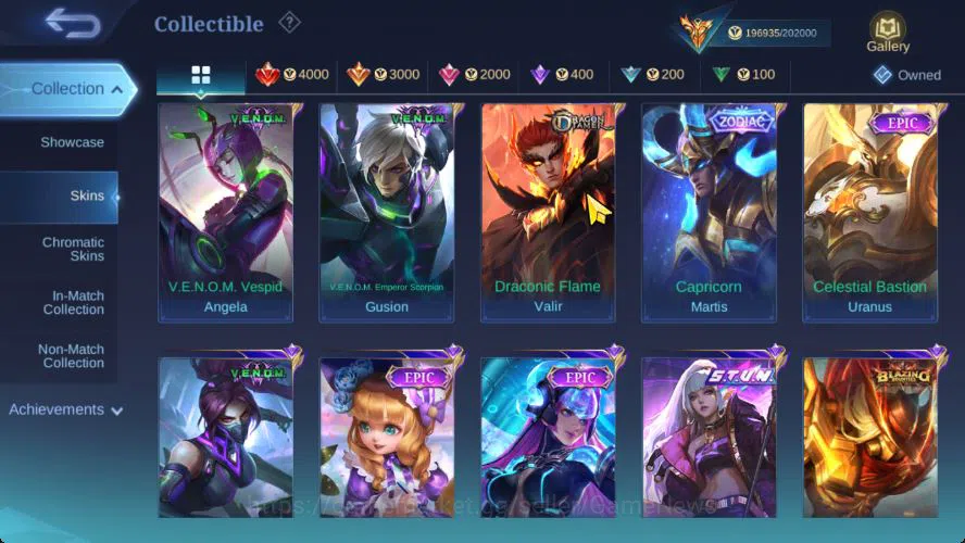 Mobile Legends: Bang Bang Accounts Hero 132|Skin 504|High Glory 91|Legend[Franco,GS], image 15