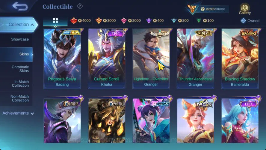 Mobile Legends: Bang Bang Accounts Hero 132|Skin 504|High Glory 91|Legend[Franco,GS], image 17