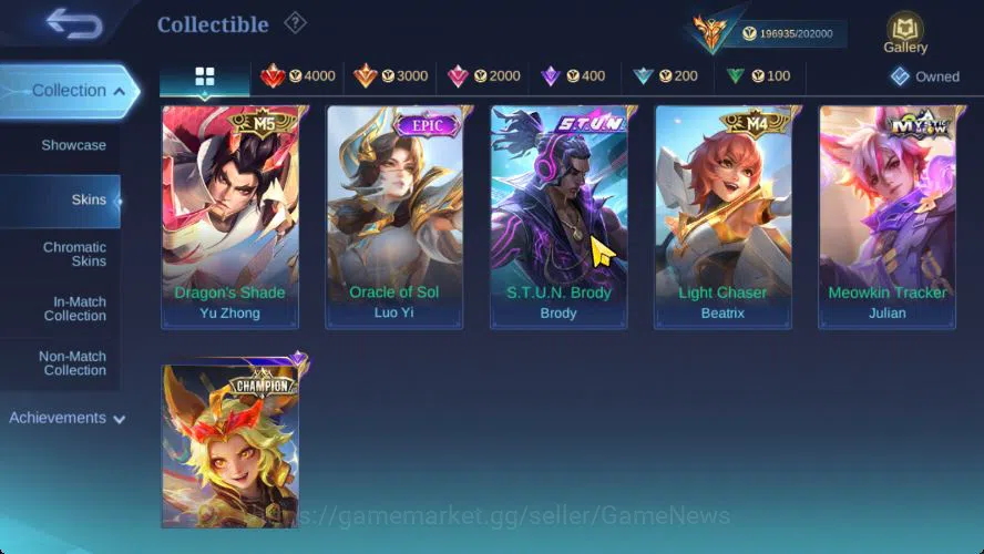 Mobile Legends: Bang Bang Accounts Hero 132|Skin 504|High Glory 91|Legend[Franco,GS], image 18