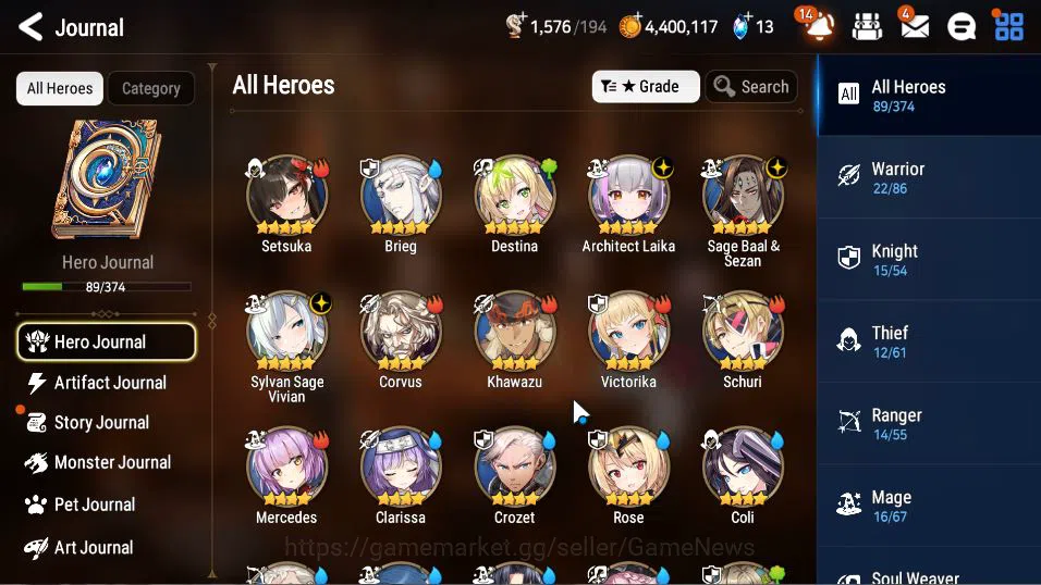 Epic Seven Accounts Global Unverif|3 ML (SS Vivian,A Laika,Sage Baal), image 6