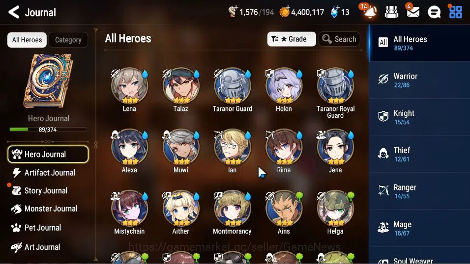 Epic Seven Accounts Global Unverif|3 ML (SS Vivian,A Laika,Sage Baal), image 9