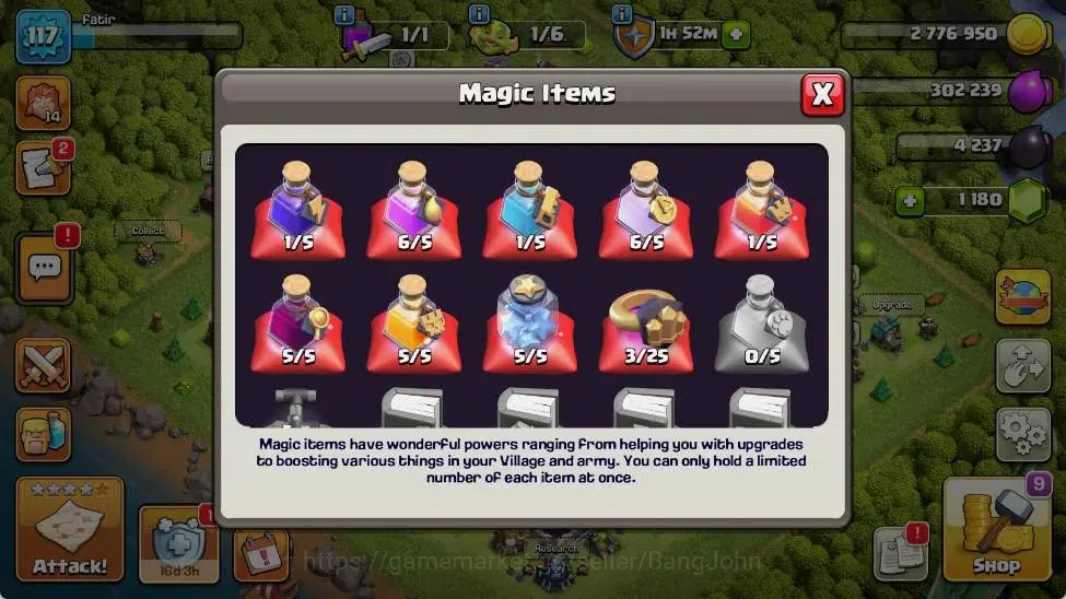 Clash of Clans Accounts Global | TH 13-BH 6 | LVL 117 | HH 7 | AQ 46 ,MP 1 image 3