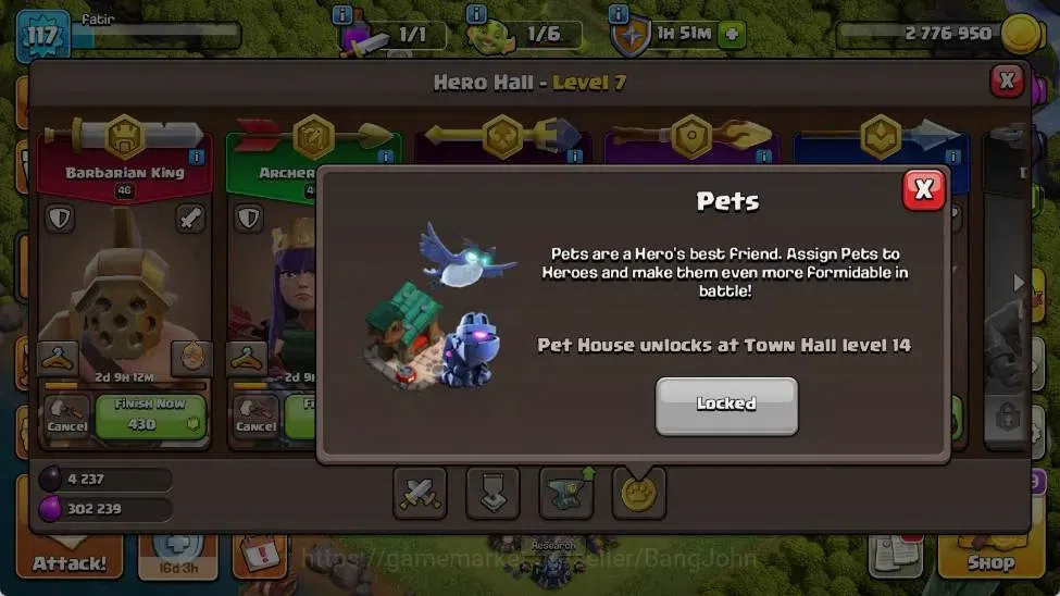 Clash of Clans Accounts Global | TH 13-BH 6 | LVL 117 | HH 7 | AQ 46 ,MP 1 image 9