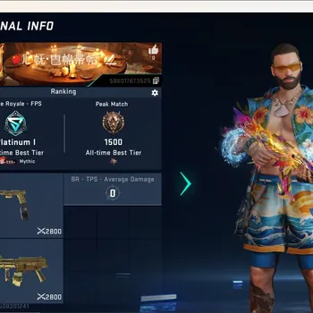 Blood Strike Accounts Collab Skin ASIA|Eternal Gun:D.Eagle|4 Collab Gun[7DS&TR]|3 Limited Gun|7 Ultra Gun|Check SS BS3160B