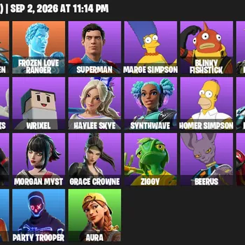 Fortnite Accounts 35 Skins | Level 665 | Son Goku, Superman + Sonic the Hedgehog | All Platforms