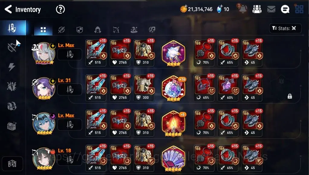 Epic Seven Accounts GLOBAL Unverif|7 ML [NM Luna, RoLight, SP Politis, image 15