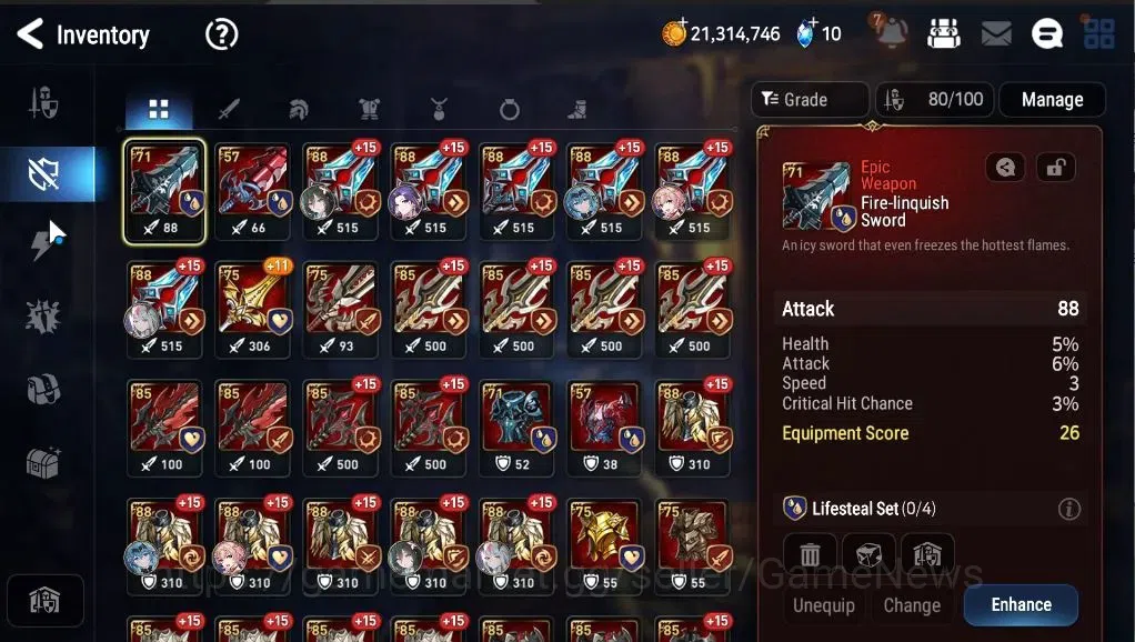 Epic Seven Accounts GLOBAL Unverif|7 ML [NM Luna, RoLight, SP Politis, image 16