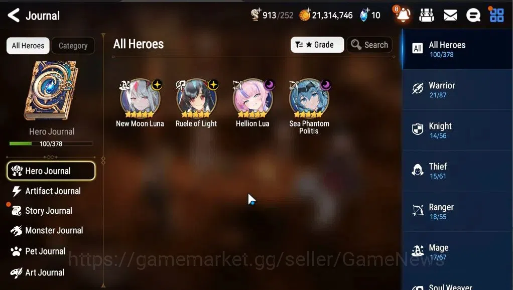 Epic Seven Accounts GLOBAL Unverif|7 ML [NM Luna, RoLight, SP Politis, image 4