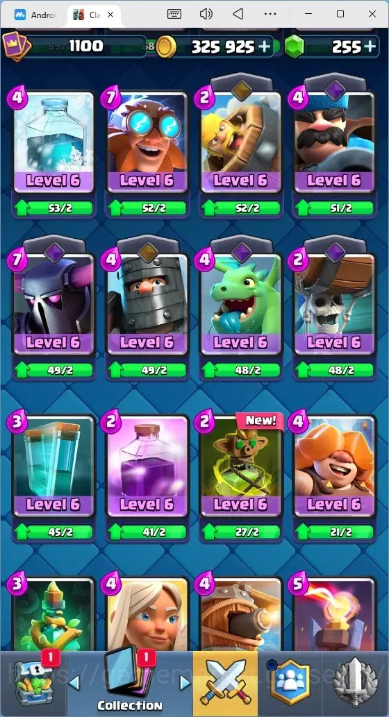 Clash Royale Accounts Mobile |Trophy 8592|4 EVO Cards|2 Hero Card|255 Ge image 10