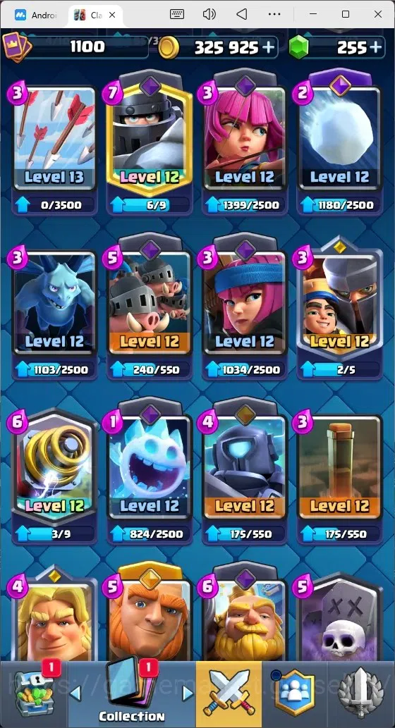 Clash Royale Accounts Mobile |Trophy 8592|4 EVO Cards|2 Hero Card|255 Ge image 5