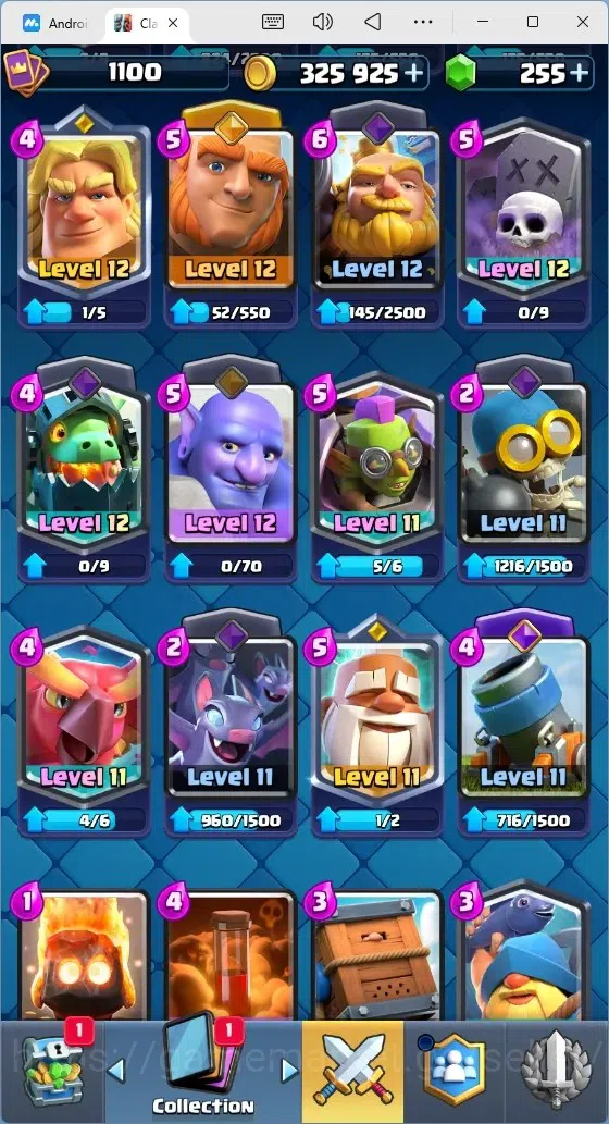 Clash Royale Accounts Mobile |Trophy 8592|4 EVO Cards|2 Hero Card|255 Ge image 6