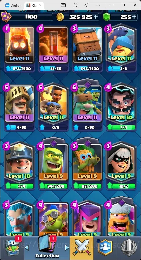 Clash Royale Accounts Mobile |Trophy 8592|4 EVO Cards|2 Hero Card|255 Ge image 7