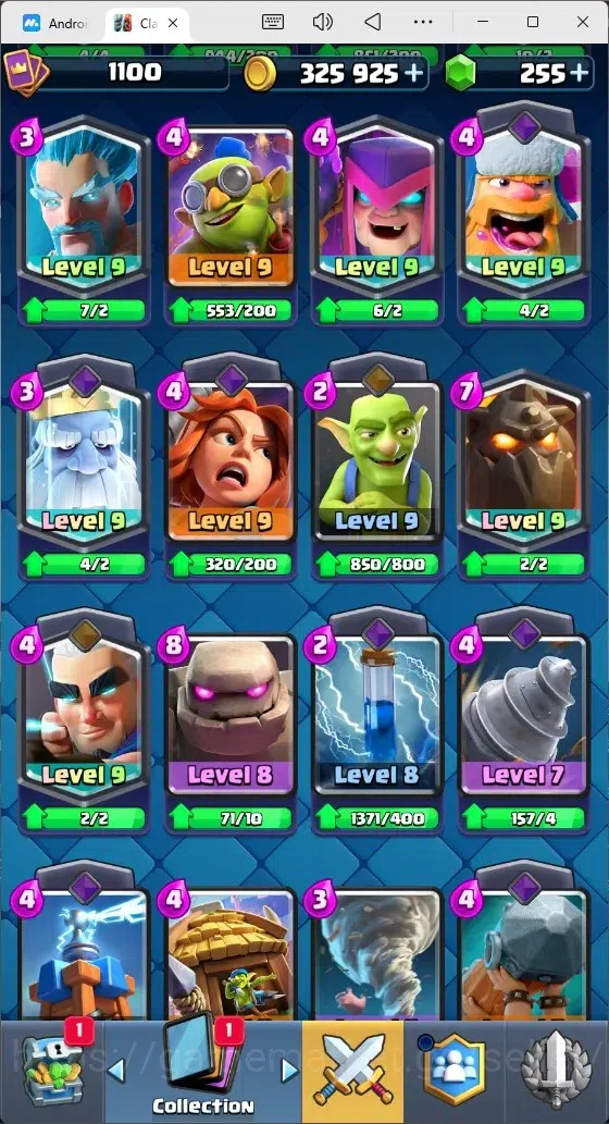 Clash Royale Accounts Mobile |Trophy 8592|4 EVO Cards|2 Hero Card|255 Ge image 8