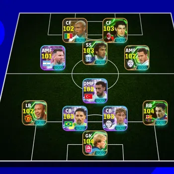 eFootball Accounts Legends & Iconic Players EFOOTBALL | EPIC EDEN HAZARD, RAUL, ALBERT FERRRR, M SILVERTE, POWER 3161
