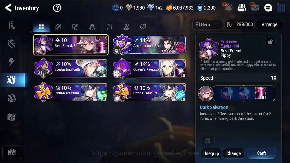 Epic Seven Accounts Global Unverif|21 ML (AVildred, FCecilia, R&L, Har image 10