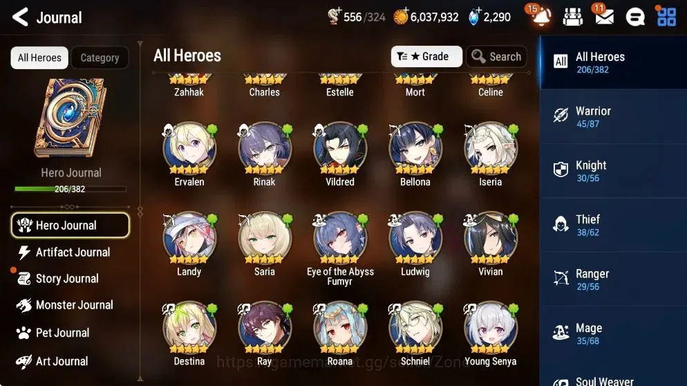 Epic Seven Accounts Global Unverif|21 ML (AVildred, FCecilia, R&L, Har image 6