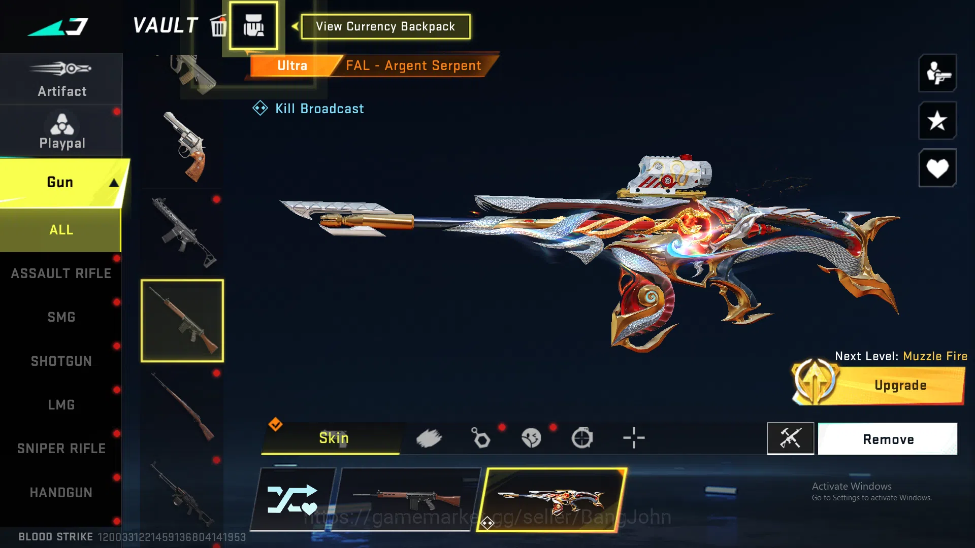 Blood Strike Accounts ASIA|COLLAB AK47 SCARED AXE RHITTA|ULTRA BUTTERFLY image 4