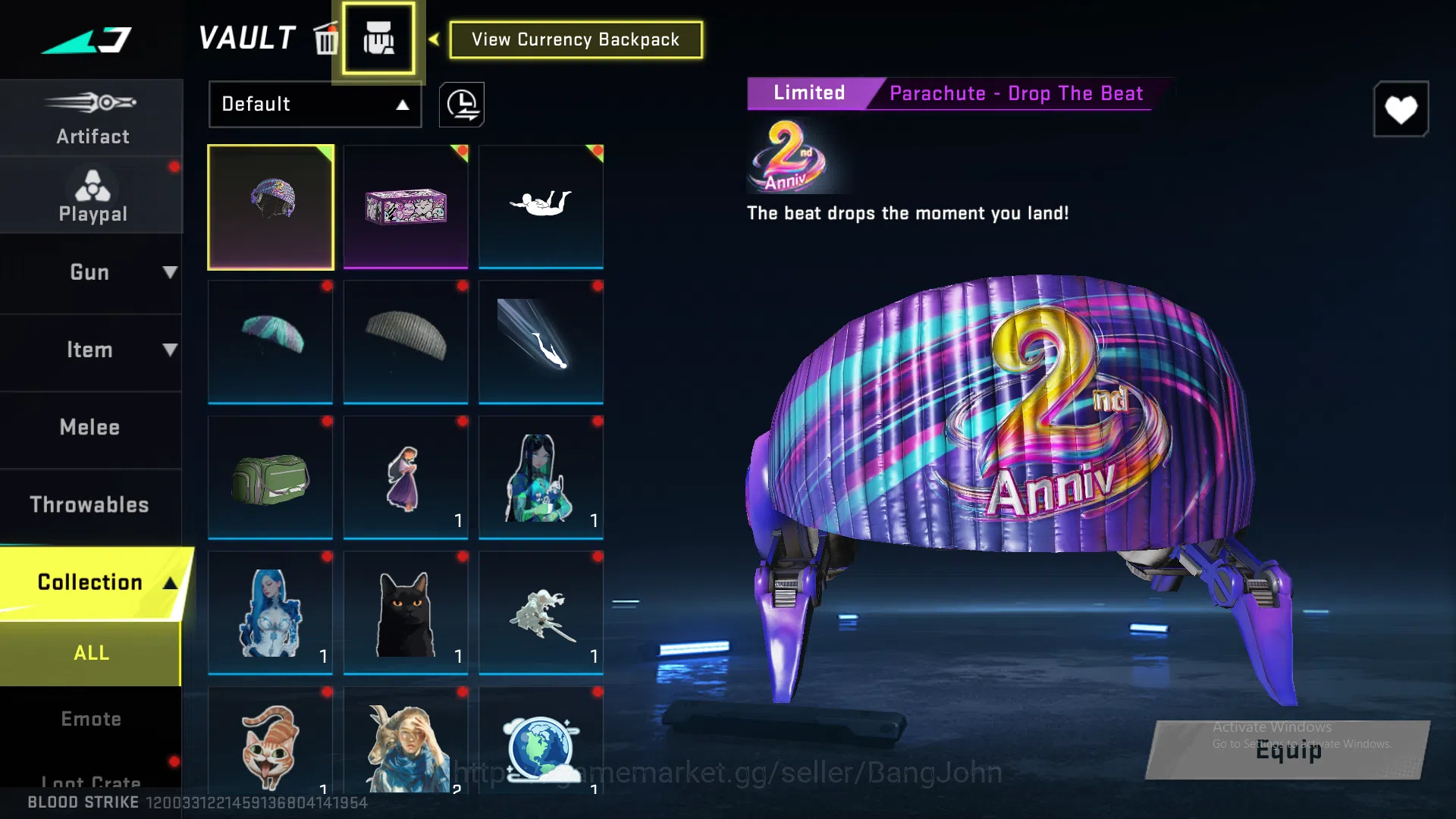 Blood Strike Accounts ASIA|COLLAB AK47 SCARED AXE RHITTA|ULTRA BUTTERFLY image 6