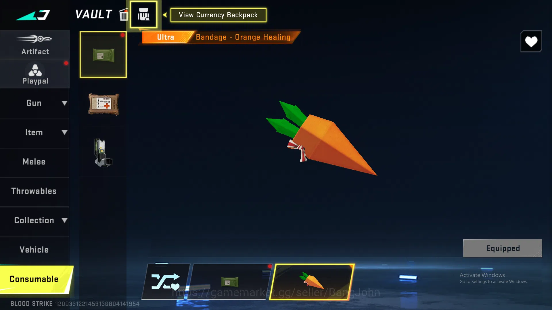 Blood Strike Accounts ASIA|COLLAB AK47 SCARED AXE RHITTA|ULTRA BUTTERFLY image 7