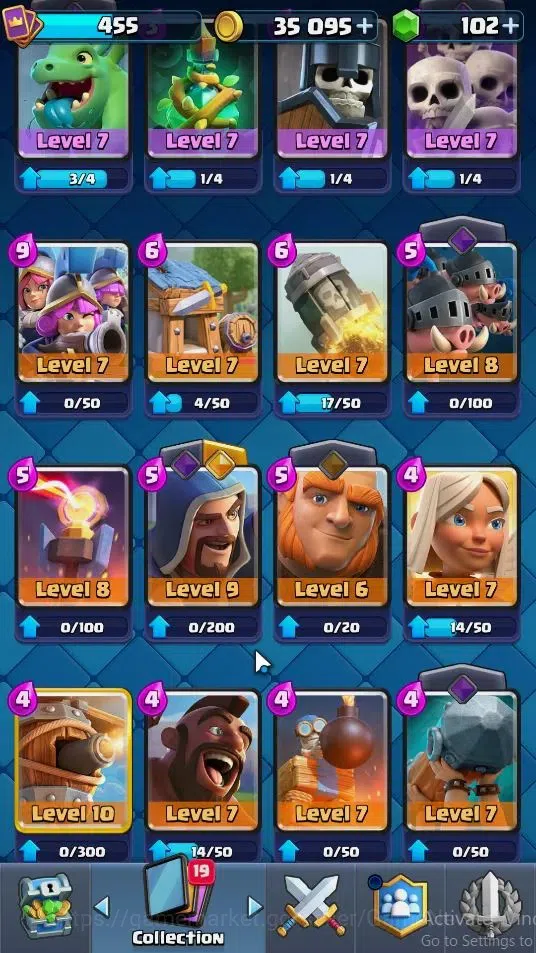 Clash Royale Accounts KTL 9|Trophy 3500|Card 57|Limited Skin|1 Hero 4 EV image 6