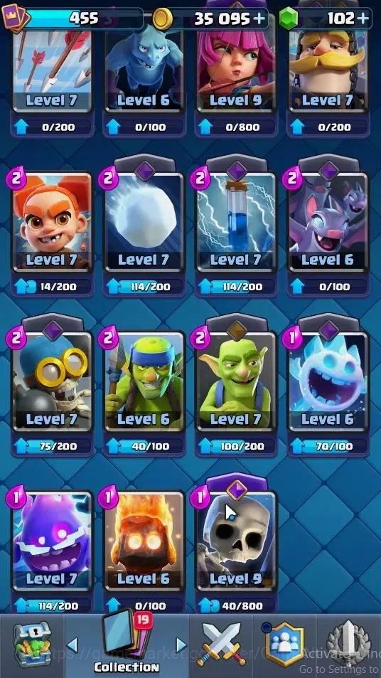 Clash Royale Accounts KTL 9|Trophy 3500|Card 57|Limited Skin|1 Hero 4 EV image 8